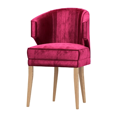 Elegant Ibis Dining Chair 3D model image 1 
