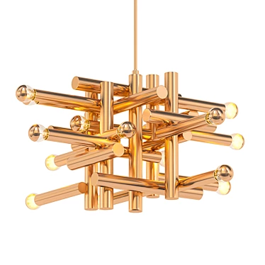 Jonathan Adler Milano Chandelier 3D model image 1 