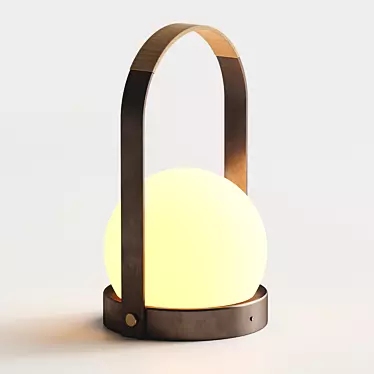 Sleek Carrie LED Table Lamp 3D model image 1 