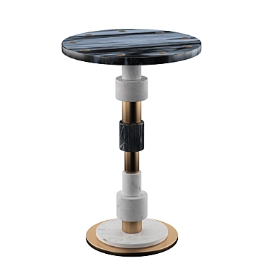 Modern Loft-Concept Aegina Side Table 3D model image 1 