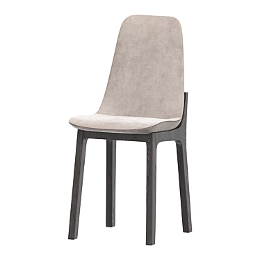 Modern Minimalist Ventura Chair 3D model image 1 