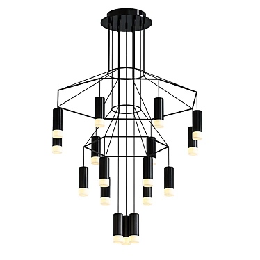 Modern VIBIA Pendant Light 3D model image 1 