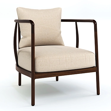 Griggs Chair: Modern Comfort in Sleek Design 3D model image 1 