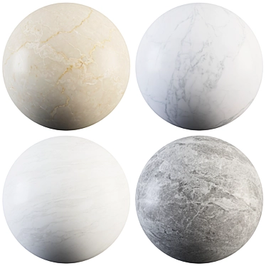 Marble Collection: Elegant Slabs 3D model image 1 