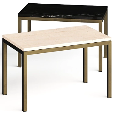  Sleek Parsons Dining Table by Crate and Barrel 3D model image 1 