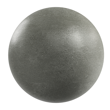 Premium Anthracite Cement Rock 3D model image 1 