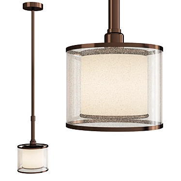 Lacey Mini Pendant: Elegant Lighting for Modern Interiors 3D model image 1 