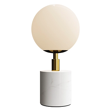 Elegant Adley Table Lamp 3D model image 1 