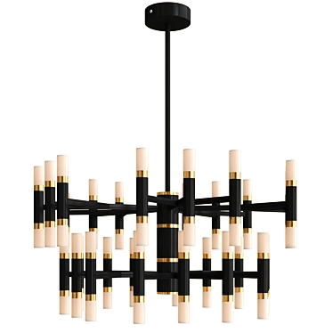 Elegant Draven Chandeliers Collection 3D model image 1 