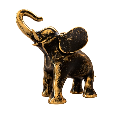 Majestic Elephant Sculpture 3D model image 1 