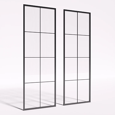 Modern Loft Doors - 875mm x 2700mm x 40mm 3D model image 1 