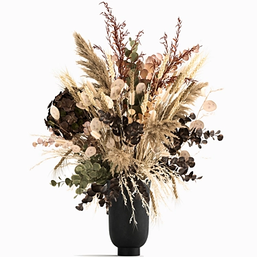 Ethereal Autumn Bouquet 3D model image 1 