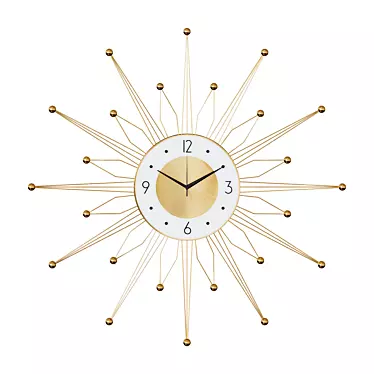 Polaris Wall Clock 3D model image 1 