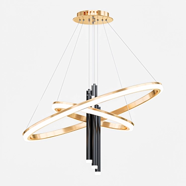 Nordic Elegance Pendant Light 3D model image 1 