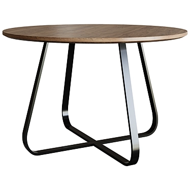 Ivy Bronx Round Dining Table 3D model image 1 