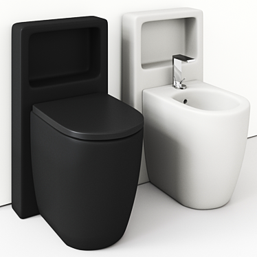 Magicbox by Ceramica Cielo – Stylish Back to Wall WC 3D model image 1 