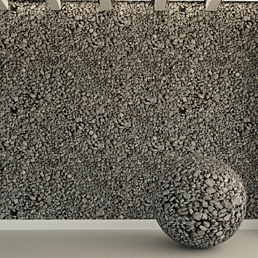 High-Res Stone Texture for 3D Walls 3D model image 1 