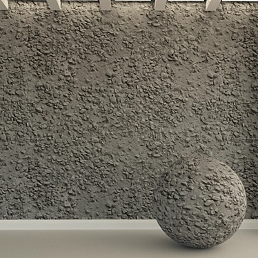 Crushed Stone Material for 3D Design 3D model image 1 