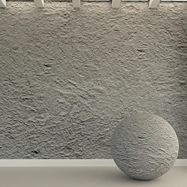 Title: Vintage Concrete Wall Panels 3D model image 1 