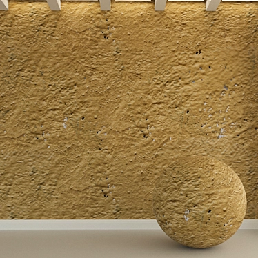 Title: Vintage Concrete Wall Texture 3D model image 1 