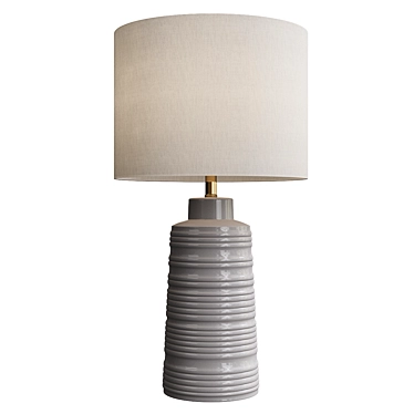 Elegant Ansari Table Lamp 3D model image 1 