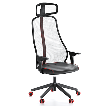 MATCHSPEL Gaming Computer Chair: Ultimate Comfort for Gamers! 3D model image 1 