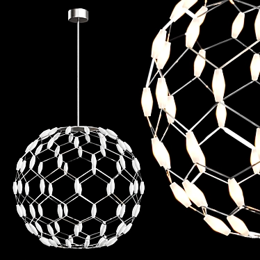 Elegant Marlin Chandelier: Illuminating Brilliance 3D model image 1 