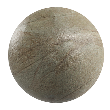 Premium Rockstone Brown Texture Set 3D model image 1 