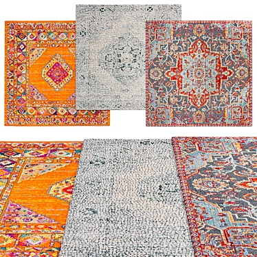 Square Rugs Collection | Multiple Sizes 3D model image 1 