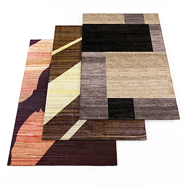 6 High-Resolution Rugs Set 3D model image 1 