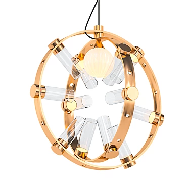 Effortlessly Elegant Flexus Pendant 3D model image 1 