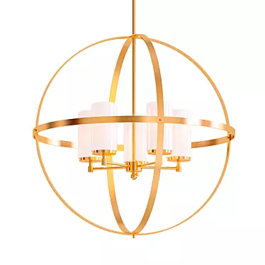 Sea Gull Lighting: Contemporary Pendant Chandelier 3D model image 1 