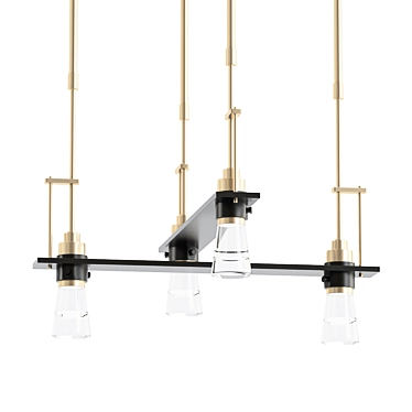 Illuminate your space with Erlenmeyer 4 Lights 3D model image 1 