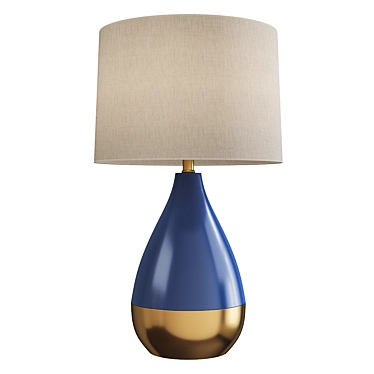 Elegant Elysian Table Lamp 3D model image 1 