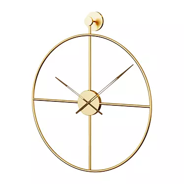 Elegant Milano Wall Clock 3D model image 1 