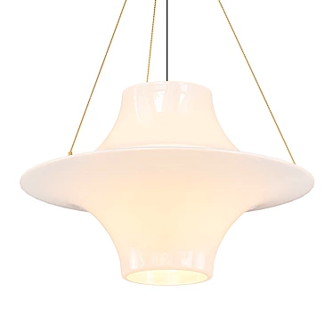 Mid-Century Skyflyer Hanging Lamp 3D model image 1 