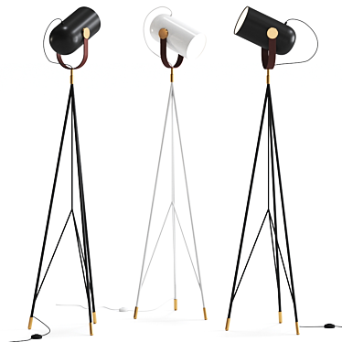 Carronade 360MB Floor Lamp 3D model image 1 