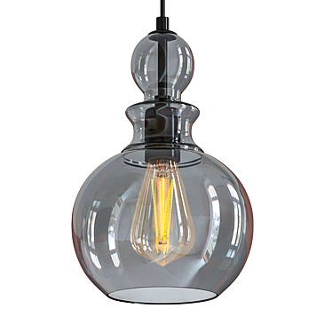 Staunton Graphite Pendant Light 3D model image 1 