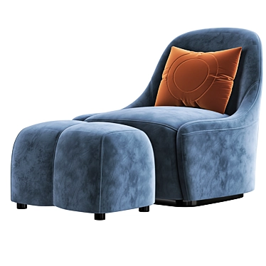 Modern Swivel Chair: Alma 3D model image 1 