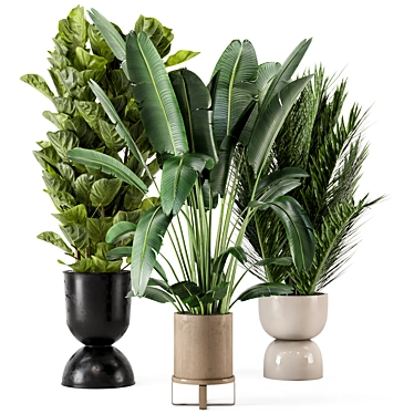 Ferm Living Bau Pot: Stylish Indoor Plants 3D model image 1 