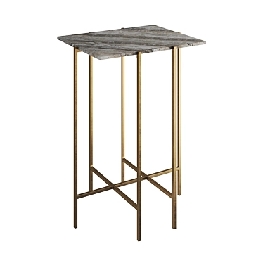 Thai Natura 69560: Elegant Marble Coffee Table 3D model image 1 