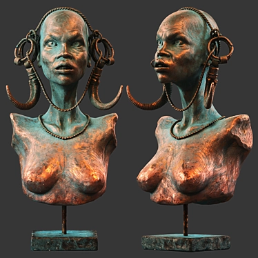 Mursi Woman 2013: Tribal Beauty 3D model image 1 