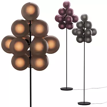 Stellar Grape Floor Lamp 3D model image 1 