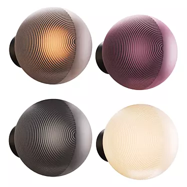 Stellar Wall Lamp: Luminary Design by Sebastian Herkner 3D model image 1 