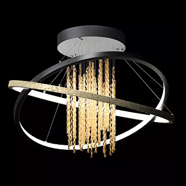 Elegant Pendant Lamp: Odeon Monica 3D model image 1 