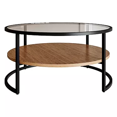 Title: Blue Elephant Storage Coffee Table - Space-Efficient Design 3D model image 1 