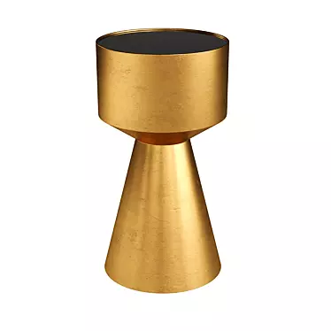 Glamorous Gold and Black Marilyn Table 3D model image 1 