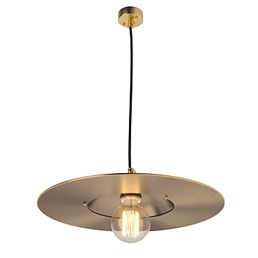 Raiden Brass Chandelier 3D model image 1 