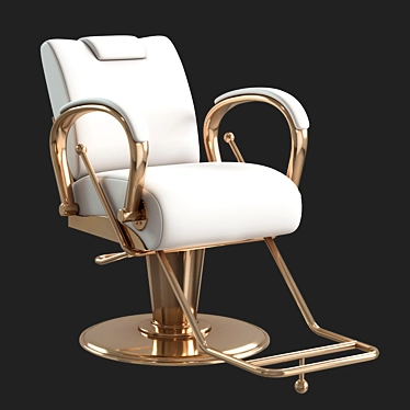 Elegant Salon Chair 3D model image 1 