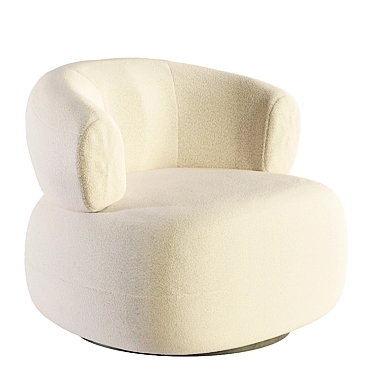 Cozy Plush Armchair | Aliexpress 3D model image 1 